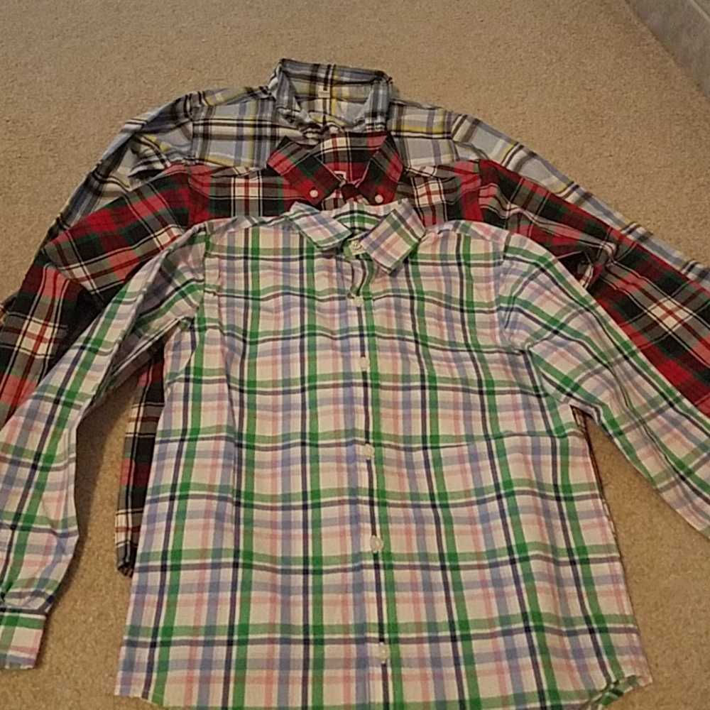 Lot of 3 boys' size 8 long sleeved Janie and Jack!